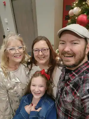 Family at Christmas